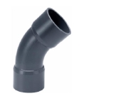 PVC Bogen 45 Grad 40 mm Ø PN 10  (10 bar) GISPO...