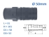 EFFAST (16 bar) Schlauch Tülle einklebbar Ø 50 mm