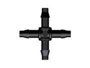 Luftschlauch Verbinder Kreuz-Stück 4 x 4 x 4 x 4mm