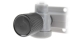 Profi - Luftventil mit 1 stufenlos regelbaren Abgang Anschluss 9 mm
