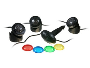 OSAGA LED 3er SET Beleuchtung für den Teich