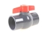PVC Einklebe Kugelhahn 40 mm Ø PN 10  (10 bar) GISPO ECOline Teich / Pool