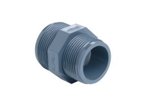 EFFAST (16 bar) PVC Muffe einseitig Außengewinde 2" einseitig Außengewinde 1 1/2"