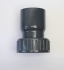 GISPO Pumpen Adapter mit Überwurfmutter Ø 50 mm und Innengewinde (2") auf 50 mm für Rohr Anschluß PN 16