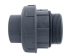 PVC 3/3 Kupplung 2" Außengewinde x Ø 50 mm und 63 mm