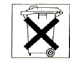 Mülltonne Symbol Batterie VO